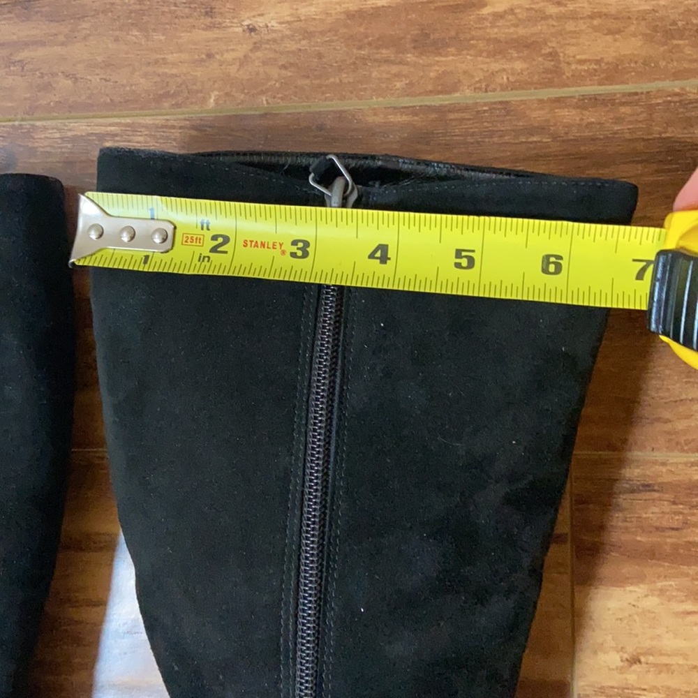 Hugo Boss Suede Wedge Zipup Boots - Picture 11 of 17